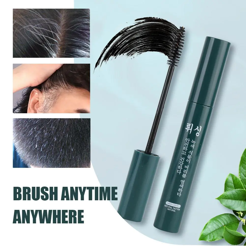Disposable Instant Hair Dye Pen Temporary Hair Color Brush DIY Hair Color Wax Mascara Dye Cream One-time White Grey Hair CoverUp
