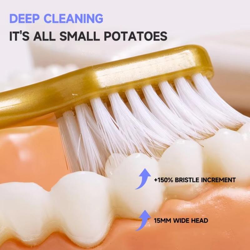 Product Introduction of 6/12/18Pcs New Ultra Soft Toothbrush Wide Head Ultra-Fine Bristles Household Toothbrush Set Anti-Slip Handle Deep Cleaning Oral Hygiene Daily Gum Health 19