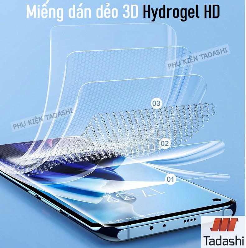 Miếng Dán Dẻo Hydrogel cho Xiaomi Mi 10/ 10S/ 10 Pro, Mi 11/ 11Pro/ 11 Ultra, Xiaomi 12/ 12X/ 12S/ 12 Pro, Xiaomi 13 Pro/ 13 Lite/ 13 Dán Dẻo 3D Trong Suốt Full Màn, Bảo Vệ Màn Hình