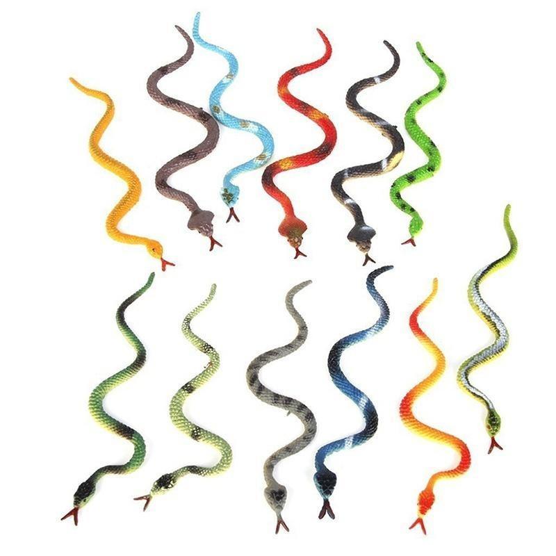 Snakes Toy Simulated Dummy Snake Prank Props 12pcs - TikTok Shop ...