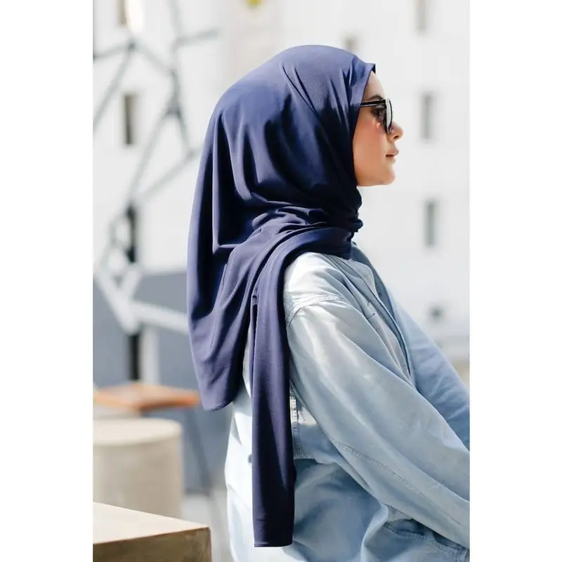 JILBAB PASHMINA JERSEY OVAL || HIJAB PASMINA INSTAN JERSEY PREMIUM || PASTAN KAOS OVAL TERBARU 5