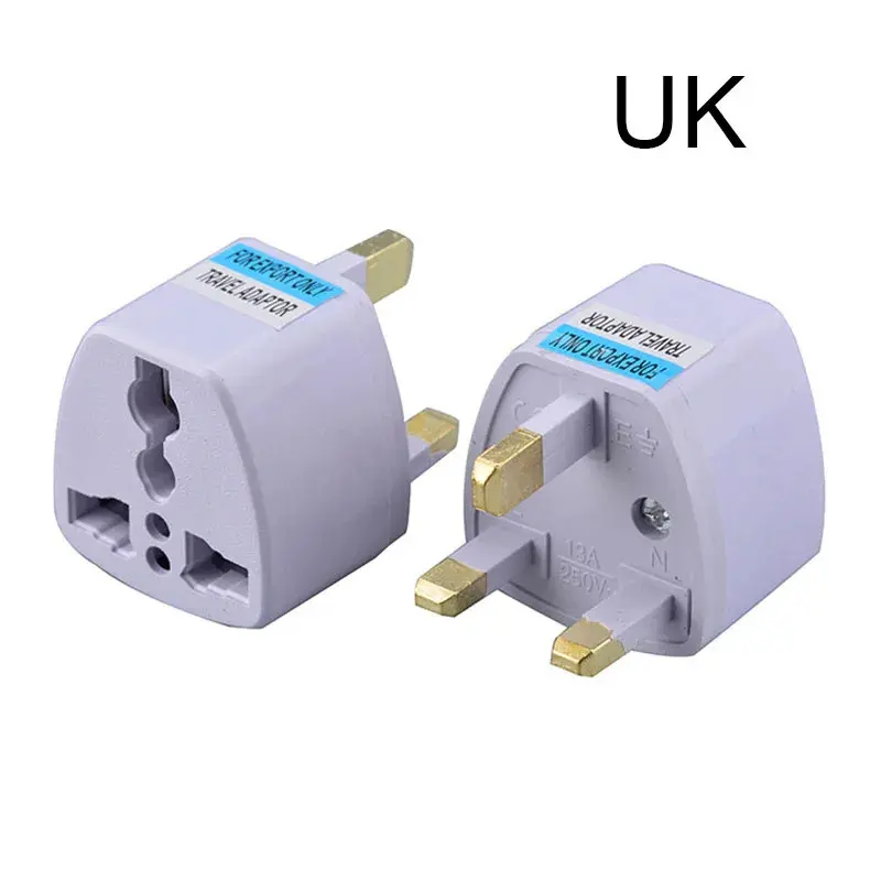 Penyesuai Perjalanan Universal UK Malaysia Singapura 800W Kuasa Tinggi Berbilang Negara Menggunakan Reka Bentuk Kompak Keselamatan Diperakui untuk Keperluan Pengembara