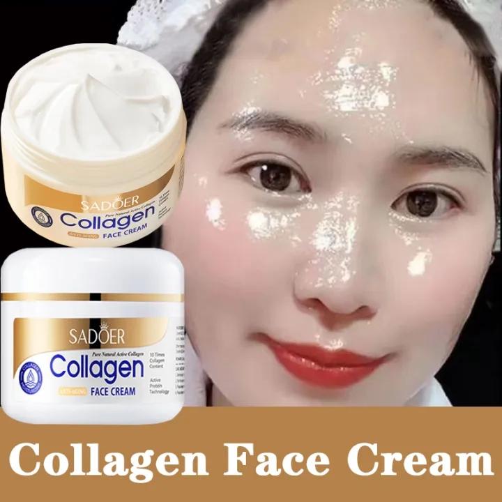 Kem Trắng Da Collagen Sadoer - Dưỡng Ẩm Mịn Da & Se Khít Lỗ Chân Lông | Chăm Sóc Ngày Đêm