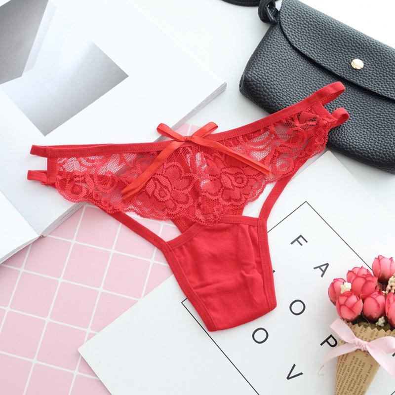 Product Introduction of Đồ Lót Ren, Lãng Mạn Và Gợi Cảm, Dành Cho Phụ Nữ, Quần Lót khoét Dây Sex, Quần Lót Trong Suốt, Không Đường May, Đồ Lót Nữ Women 11