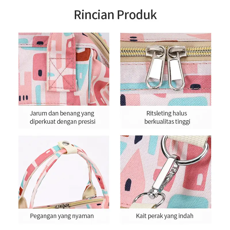 LAKOE Tas Bayi Multifungsi diaper bag / tas Perlengkapan bayi pink bags Biru 5