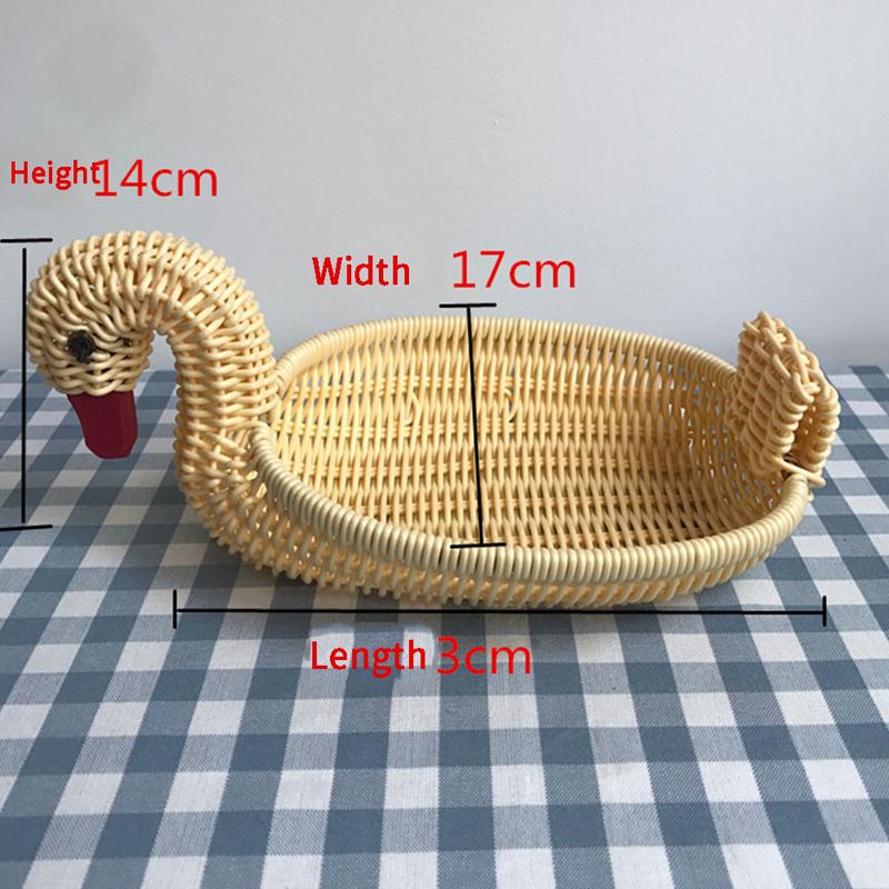 Product Introduction of Giỏ Đựng Trái Cây, Dệt Mây, Hình Dạng Dễ Thương, Bát Trái Cây, Khay, Giỏ Đựng Đồ Ăn Nhẹ Rau Củ 26