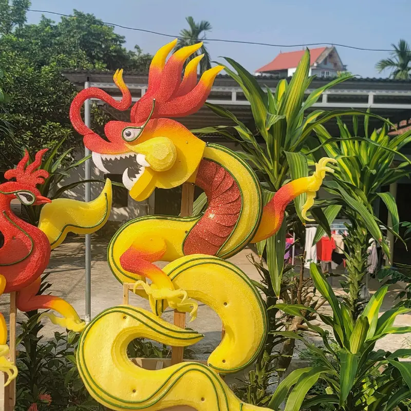 cặp cốt rồng phượng tông đỏ làm tráp cưới hỏi, lễ ăn hỏi 4
