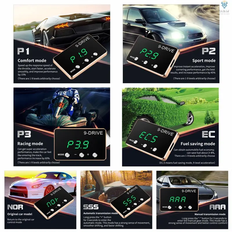 9 DRIVE 816 THROTTLE CONTROLLER PIGGYBACK MITSUBISHI 816 REMAP ECU OLD PAJERO EXCEED TRITON NEW SUZUKI PICKUP Car 5