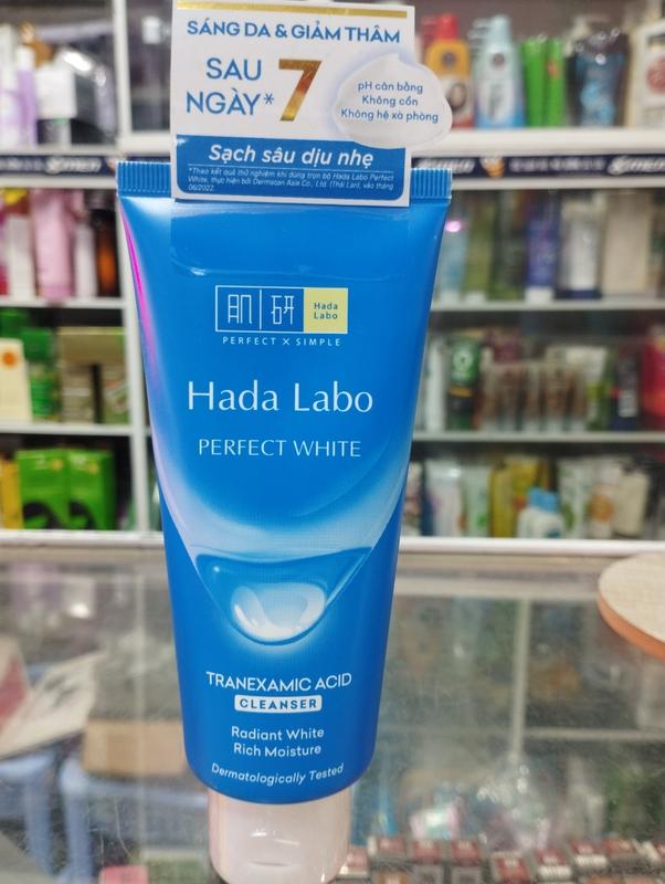Kem rửa mặt Hada Labo hỗ trợ dưỡng trắng da 80gr (màu xanh)