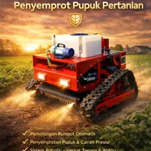 Mesin Potong Rumput Robot RC Lawn Mower 2in1 RC Robotic Sprayer Semprot Tanaman Pohon Kebun Pertanian 30Liter