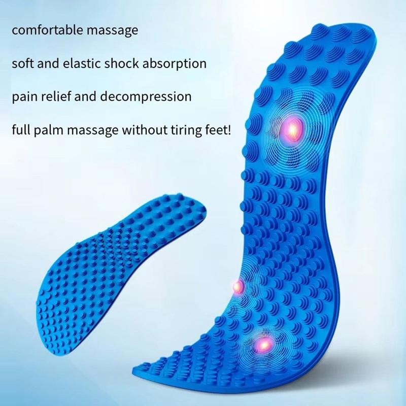 Sports Shoe Sole Soft Massage Insoles Acupressure on Foot Shock Absorption Men Women Shoe Sole Sweat Absorption Comfort Shoe Pads for Feet 6