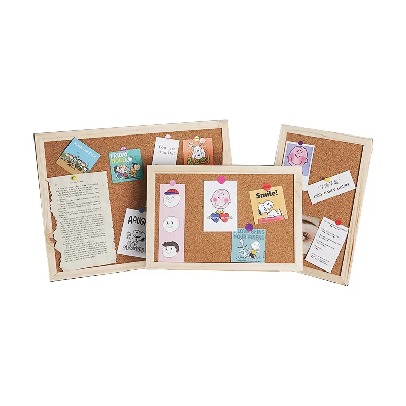 bảng ghim treo tường，Bảng ghim bần gỗ ghim ghi chú, tranh ảnh, postcard decor bàn học, bàn làm việc Decor Phòng Trang Trí Nhà 5