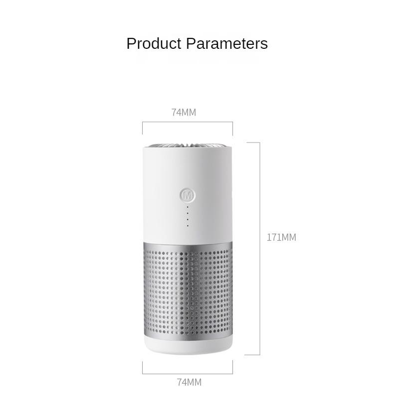 Product Introduction of Car Air Purifier USB Anion Household Desk Deodorant Car Supplies 19
