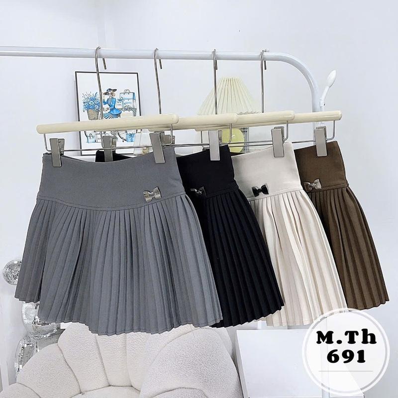 Chân váy xếp ly nhỏ kèm tang sang xịn ( 6665) Nữ Women 3