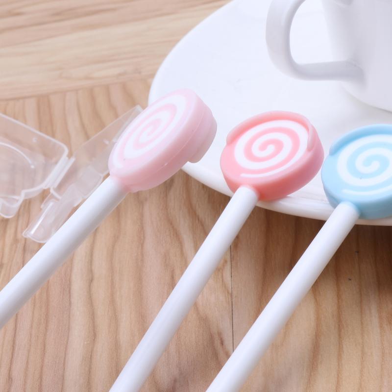 YONG Teethers For Babies  Lollipop Shape Baby Tongue Cleaner Scraper Oral Cleaning 5