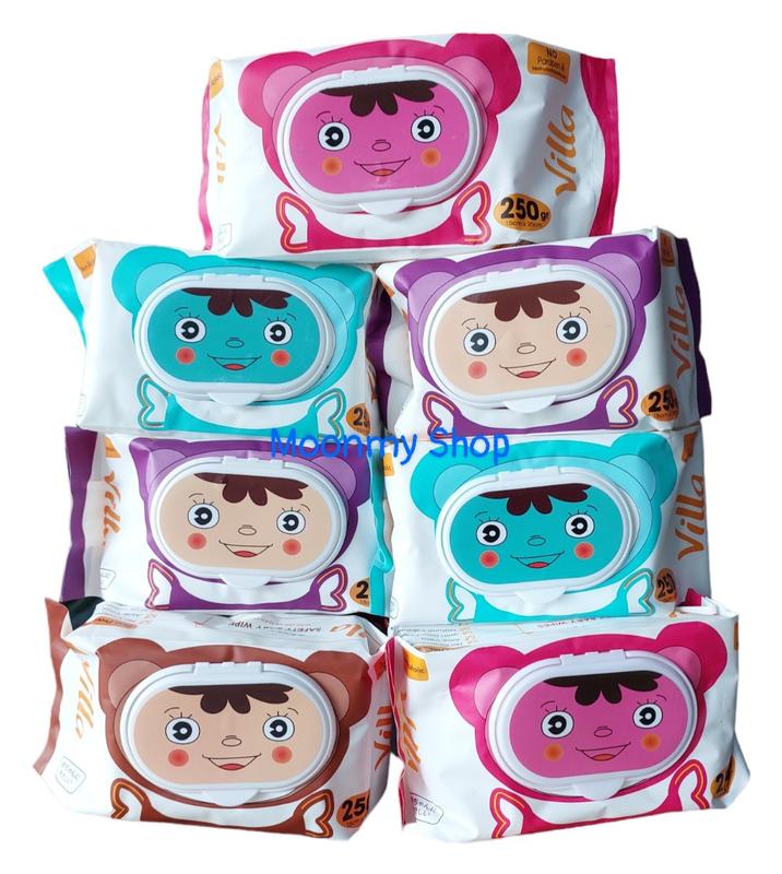 Gói khăn giấy ướt gấu Ruby&Gold 650GR gói to không mùi dùng được cho bé/khăn ướt baby wipes Voi