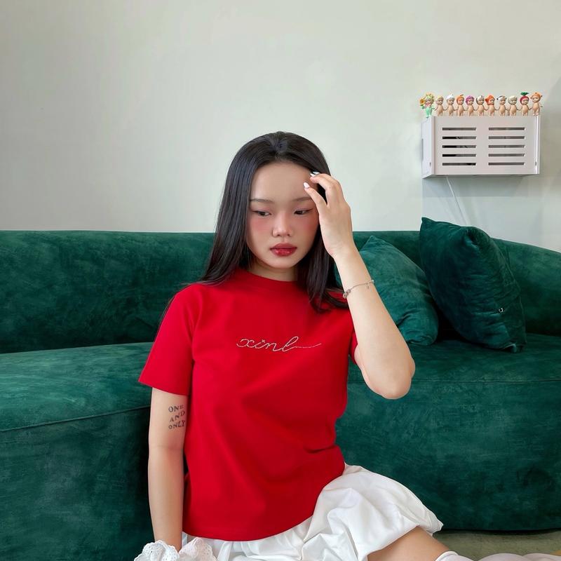 Áo BABY TEE “xinh” ĐÍNH ĐÁ 6