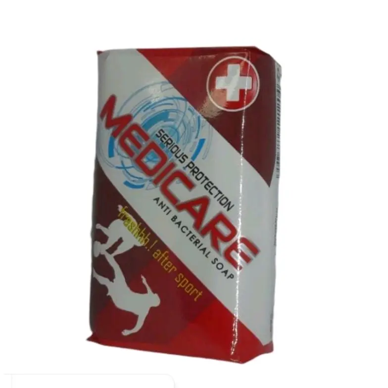 4/12 PCS Sabun Mandi Medicare Sabun Batang 90 gram Biru Hitam Kuning Merah Perawatan Soap Membersihkan Tubuh 4