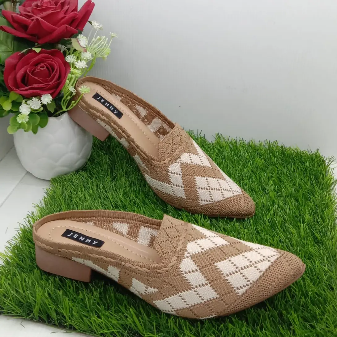 SEPATU SANDAL WANITA RAJUT IMPORT PREMIUM