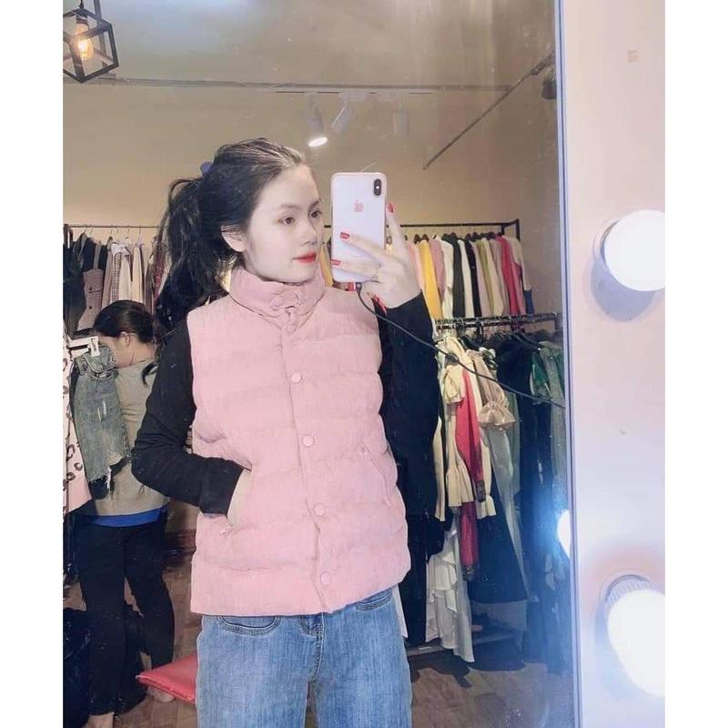 CÓ SẴN-HÀNG ĐẸP ÁO KHOÁC GILE CHO NỮ CHẤT NHUNG TĂM SIÊU ĐẸP ÁO PHAO GILE Top Jean áo gile