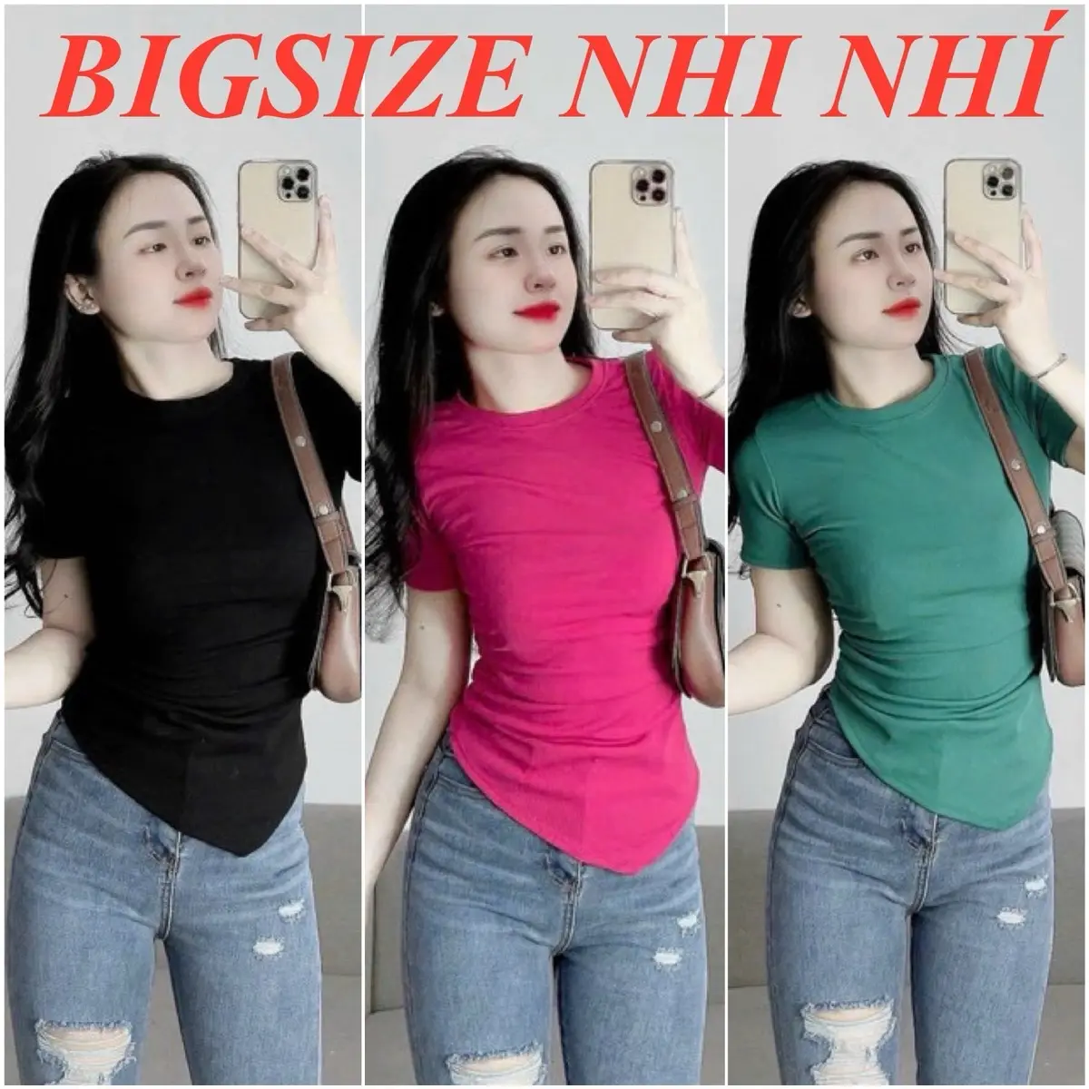 Áo Thun Tăm Lạnh QC Vạc Chéo MS:05 ( Bigsize :40-90 kg ) Nữ Women Top