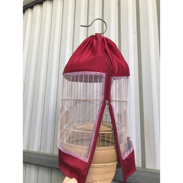 Áo lồng khuyên tròn áo lồng khuyên lưới đỏ