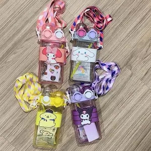 STV Botol Minum  580 ML Botol Minum Anak 2in1 Melody Kuromi Cinnamoroll