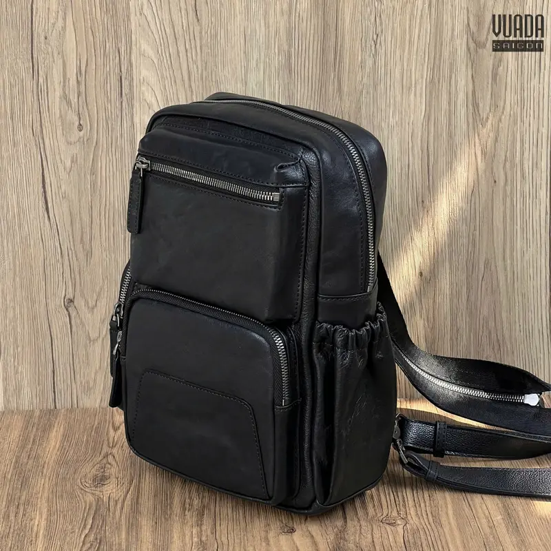Túi Đeo Chéo Tích Hợp BaLo Da Bò Cao Cấp DB281 2