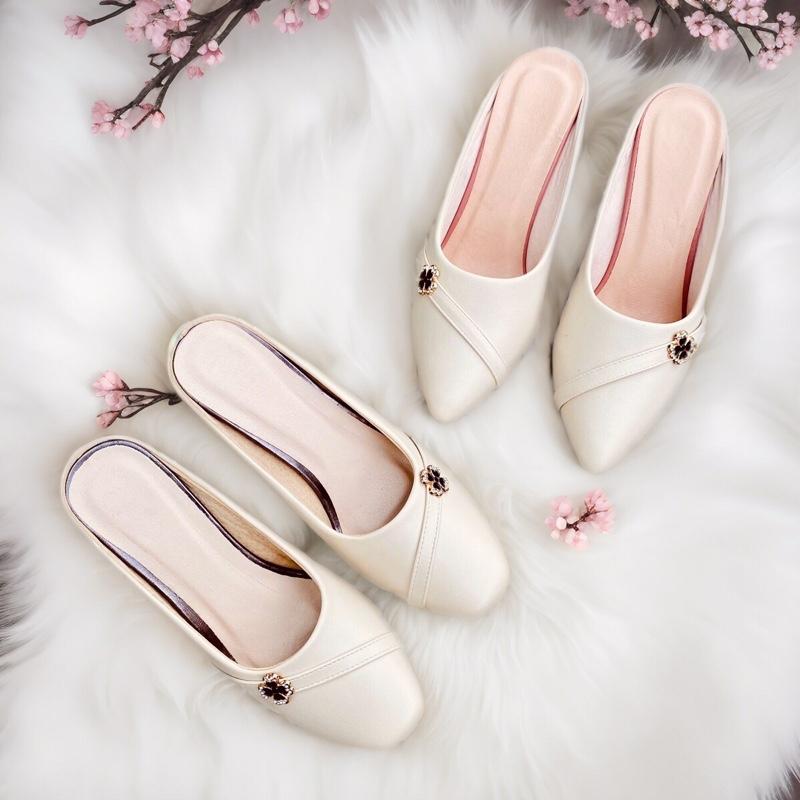 Giày sục mũi nhọn , mũi vuông gót cao 3p 5p 7p dành cho các chị em văn phòng