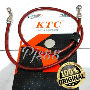 Selang rem KTC racing 110cm 92cm 75cm 60cm 45cm / Selang rem depan KTC 110cm 75cm 60cm , Selang rem belakang KTC 45cm 60cm