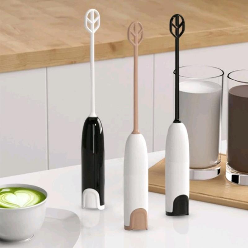 Máy Khuấy Sữa Bột Đa Năng Cầm Tay Khuấy Nhanh Chóng Dùng Pin Lâu Que Khuấy Sữa Trà Sữa Cà Phê Sữa Matcha Cacao Chocolate