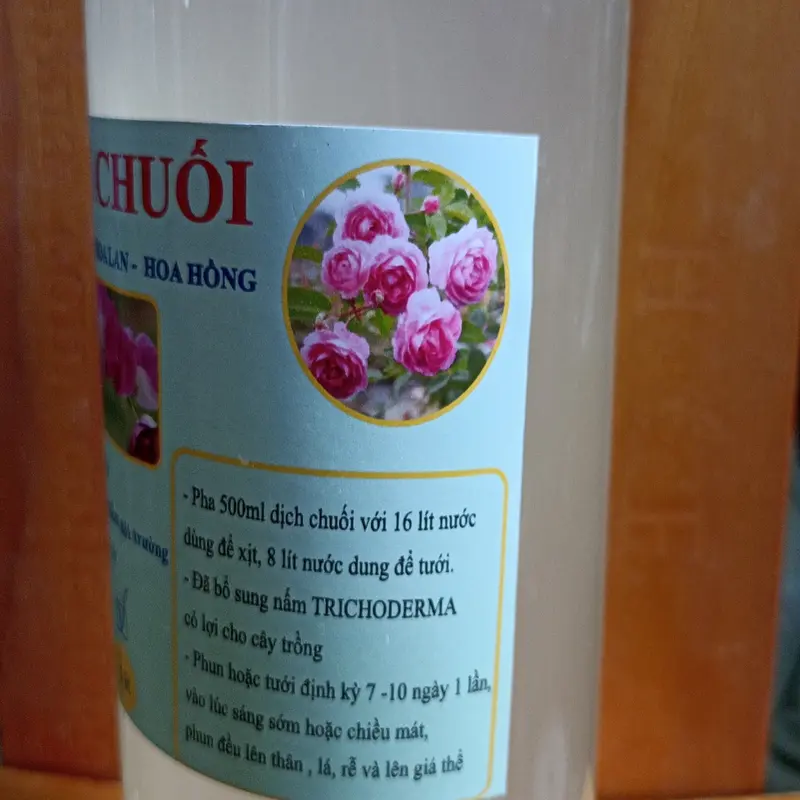 Dịch chuối dưỡng hoa lan - Cây kiểng (Chai 1 lít) 1