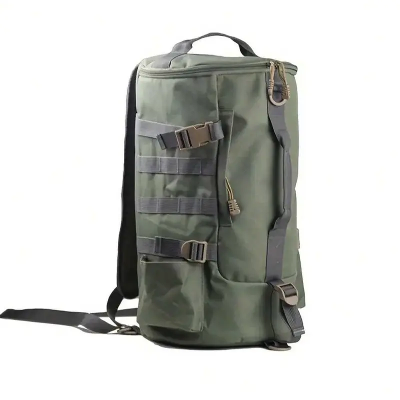 Fishing Gear Backpack, 1 Count Durable Oxford Cloth Sports Fishing Equipment Bag, Multi-grid Fishing Backpack with Rod Holder, Outdoor Fishing Accessories 8