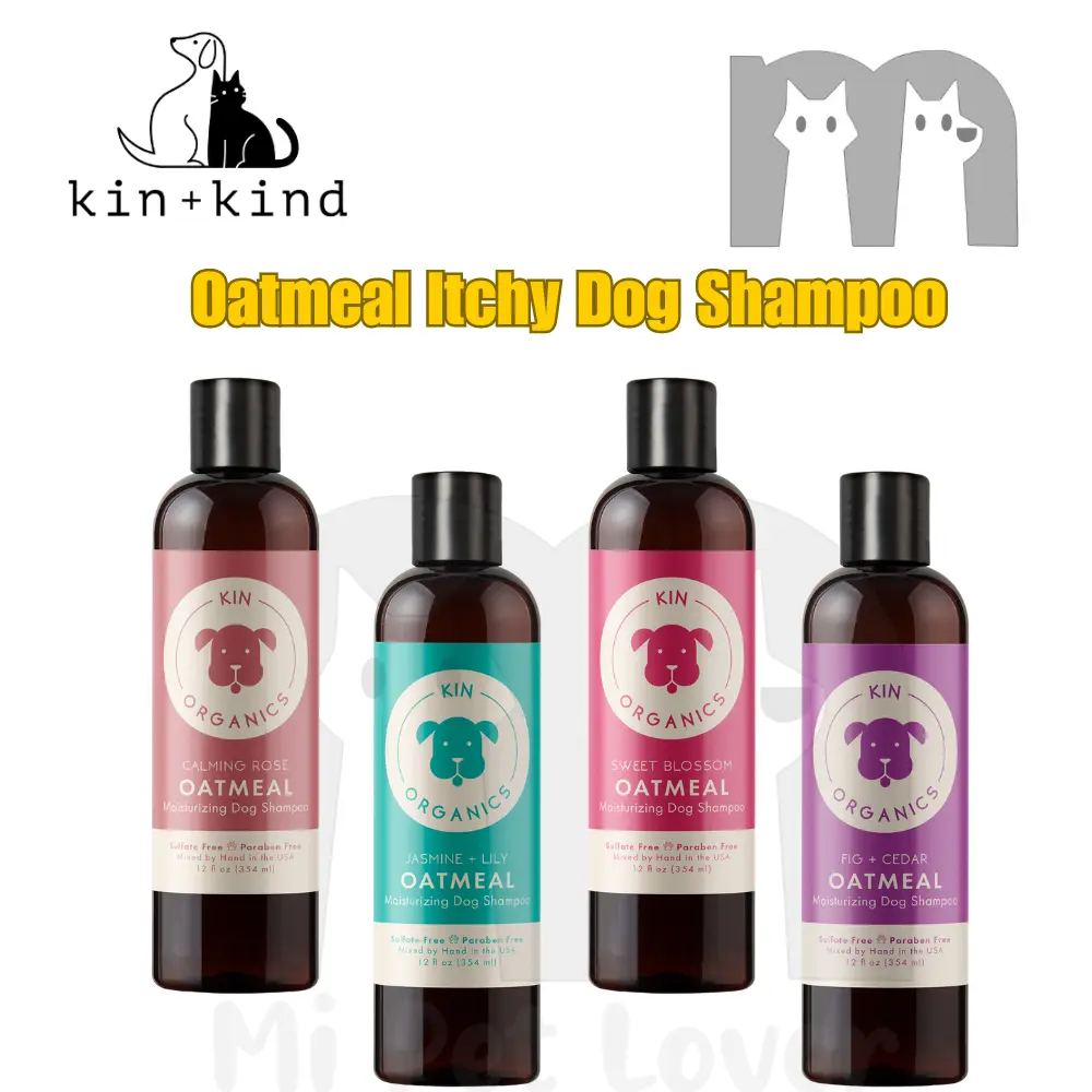 【Mi Pet Lover】Kin & Kind KIN ORGANICS Oatmeal Itchy Dog Shampoo 12oz