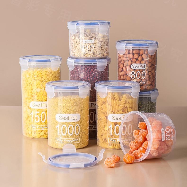Hộp nhựa có nắp đựng thực phẩm các loại hạt gia vị ngũ cốc có nhiều dung tích tiện lợi My Home DN143