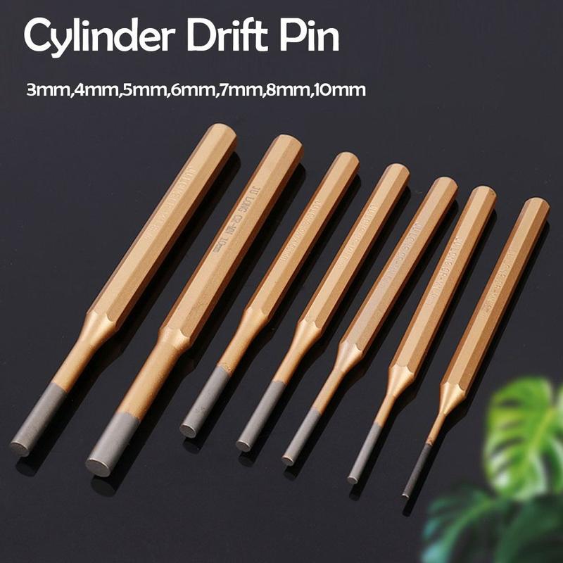 High-quality Carbon Steel Cylinder Drift Pin 3~10mm Cylinder Cylinder Punch Impact Drill Bit Mechanical Maintenance 4
