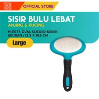 Gambar M-Pets Oval Slicker Brush Size Large / Sisir Bulu Anjing Kucing dari M-Pets Volk Pets Indonesia Kota Tangerang 3 Tokopedia