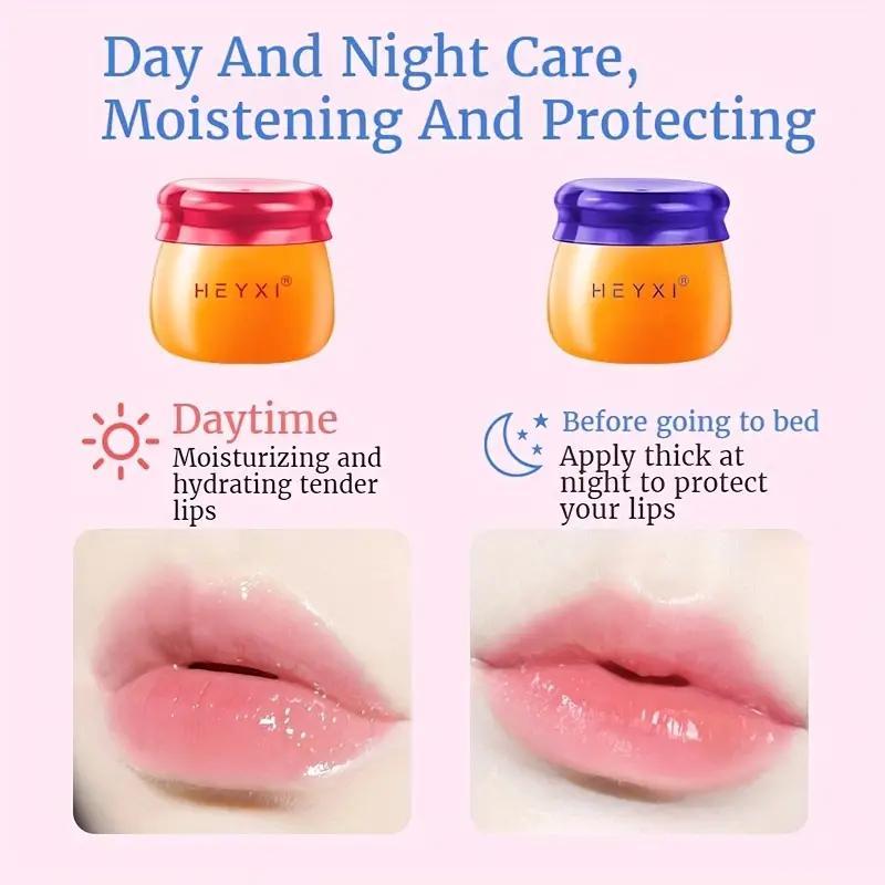 Hydrating Lip Care Set, 2 Counts/set Moisturizing Lip Balm, Lip Moisturizer for Women Daily Use, Christmas Gift 5