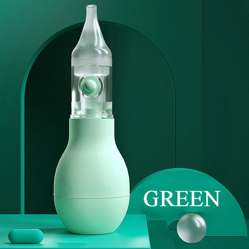 Newborn Nasal Aspirator Nose Vacuum Suction Squeeze Nose Aspirator Nose Cleaning Kit Easy Use Baby Nose Booger Sucker 7