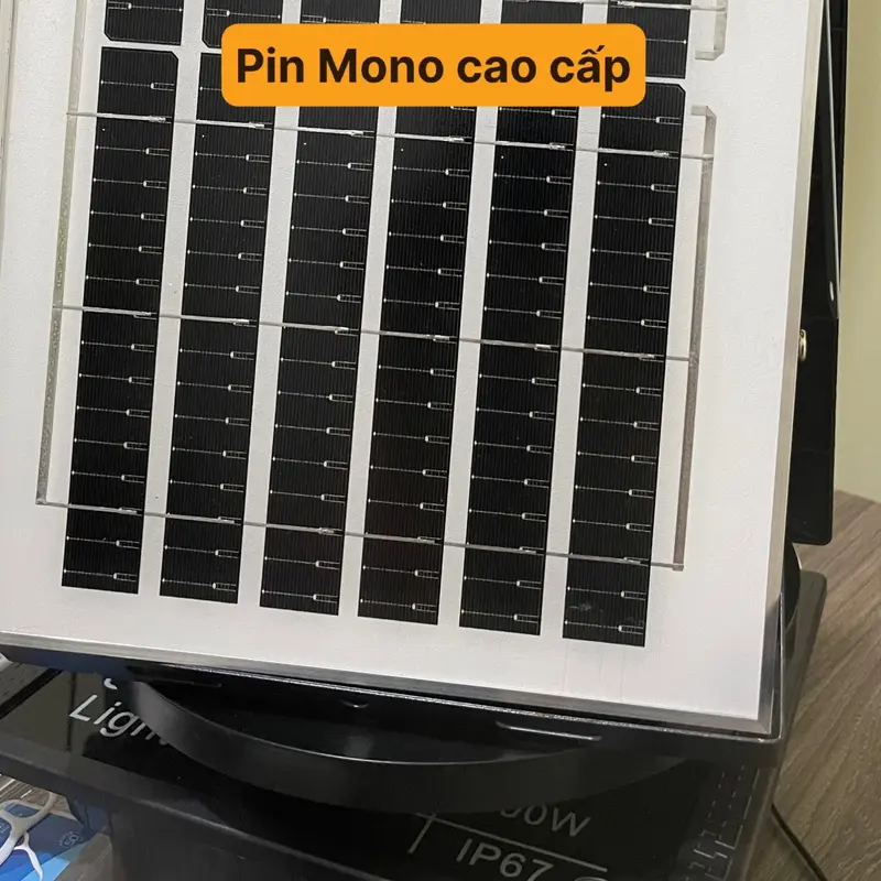 Combo 2 bộ Đèn NLMT 500w sáng 8-12 tiếng, diện tích sáng 30-50m2 den  phan bóng  đèn đèn  năng 2