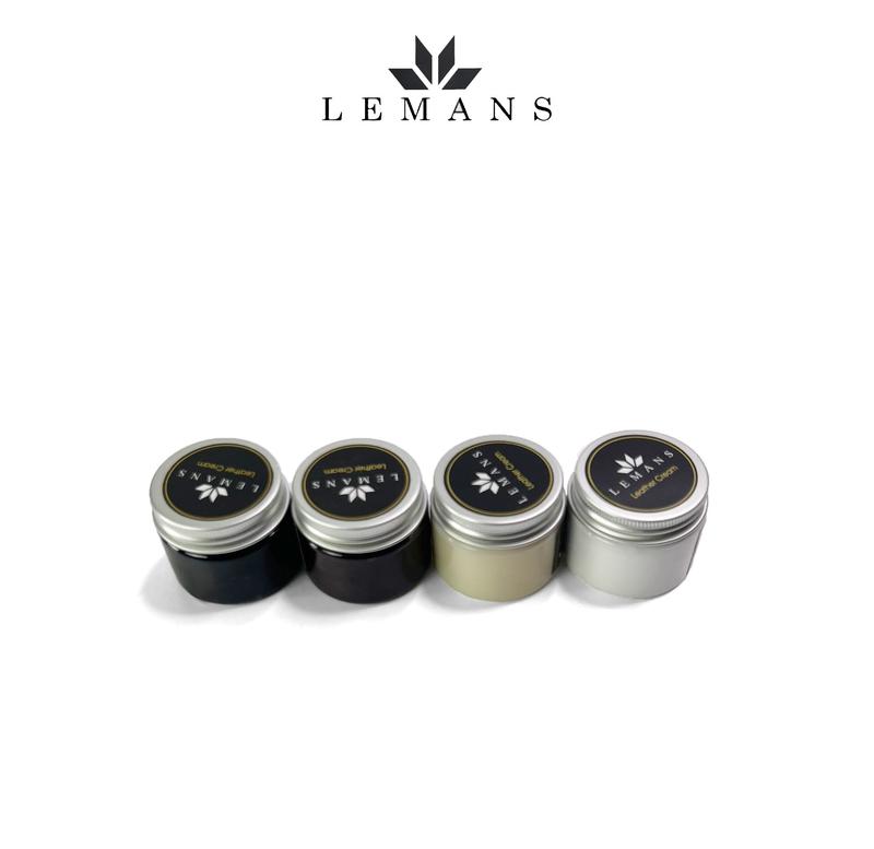 Xi kem đánh giày LEMANS 3 màu Đen, Nâu, Trắng bảo dưỡng, phục hồi cho da giày, túi ví, áo ghế sofa, xi nước đánh giày