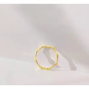 Cincin  Model Bambu Minimalis Perhiasan Simpel & Unik
