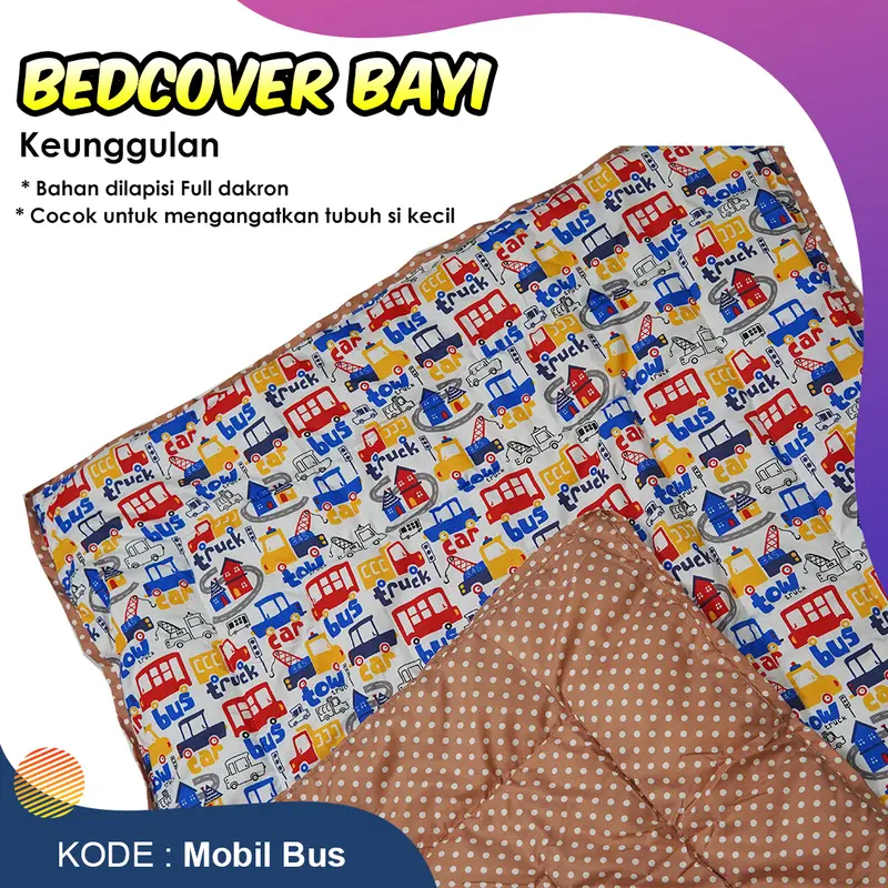 Bedcover Bayi / Selimut Bayi / Alas tidur bayi murah, nyaman dan lembut 6