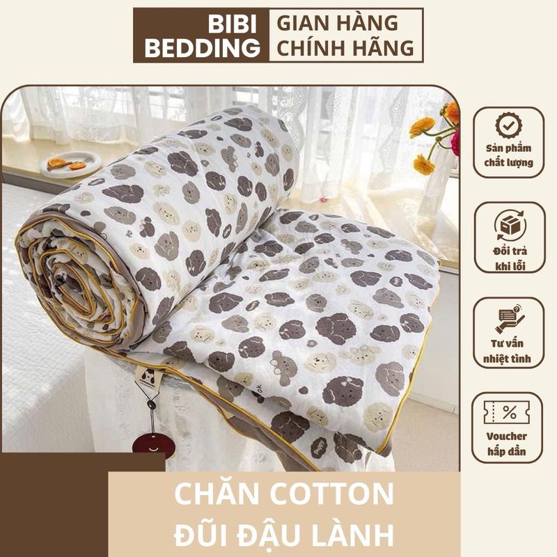 Chăn Cotton Đũi Đậu Lành, Chăn Hè kích thước 2mx2m3 chăn hè chăn hè