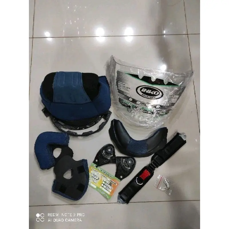 paket Busa helm ink Centro fullset  + tali helm + kaca ink Centro 0