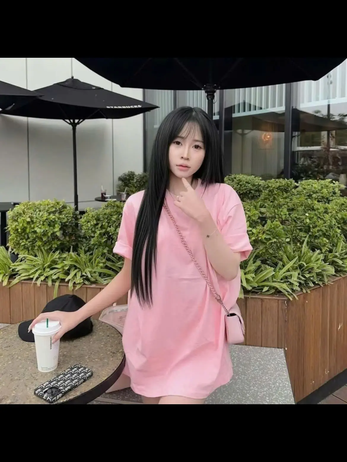 Áo thun ADSS hồng chữ thêu, kiểu rộng, dành cho nam nữ - Top
