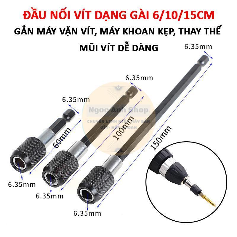 Product Introduction of Đầu Nối Vít Nhanh Dạng Gài 6/10/15cm Giữ Mũi Vít Sử Dụng Cho Máy vặn Vít Máy Khoan 6