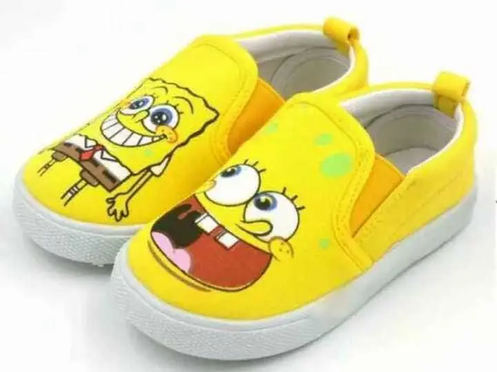 Sepatu anak karakter spongebob lucu size 22 s/d 30 trendy 0
