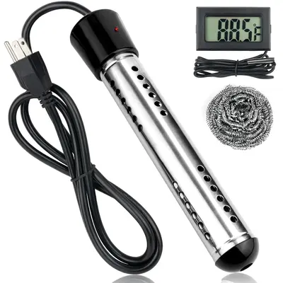 Immersion Heater Portable (300W) Dual Voltage For Travel
