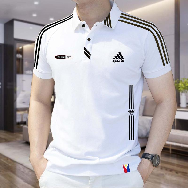 Áo Polo Cho Nam, Trang Trọng, Làm Bằng Cotton, Phong Cách Thời Trang, Mẫu 2025 polo  viet 1